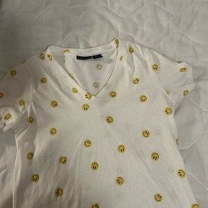 Cotton smiley T shirt